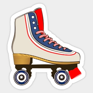 Vintage Roller Blades Sticker